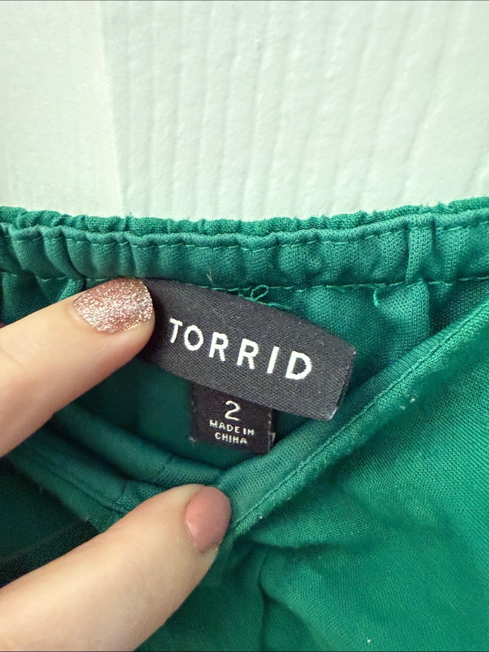 torrid Emerald Green Tiered Maxi Dress with Spaghetti Straps - Picture 4 of 6